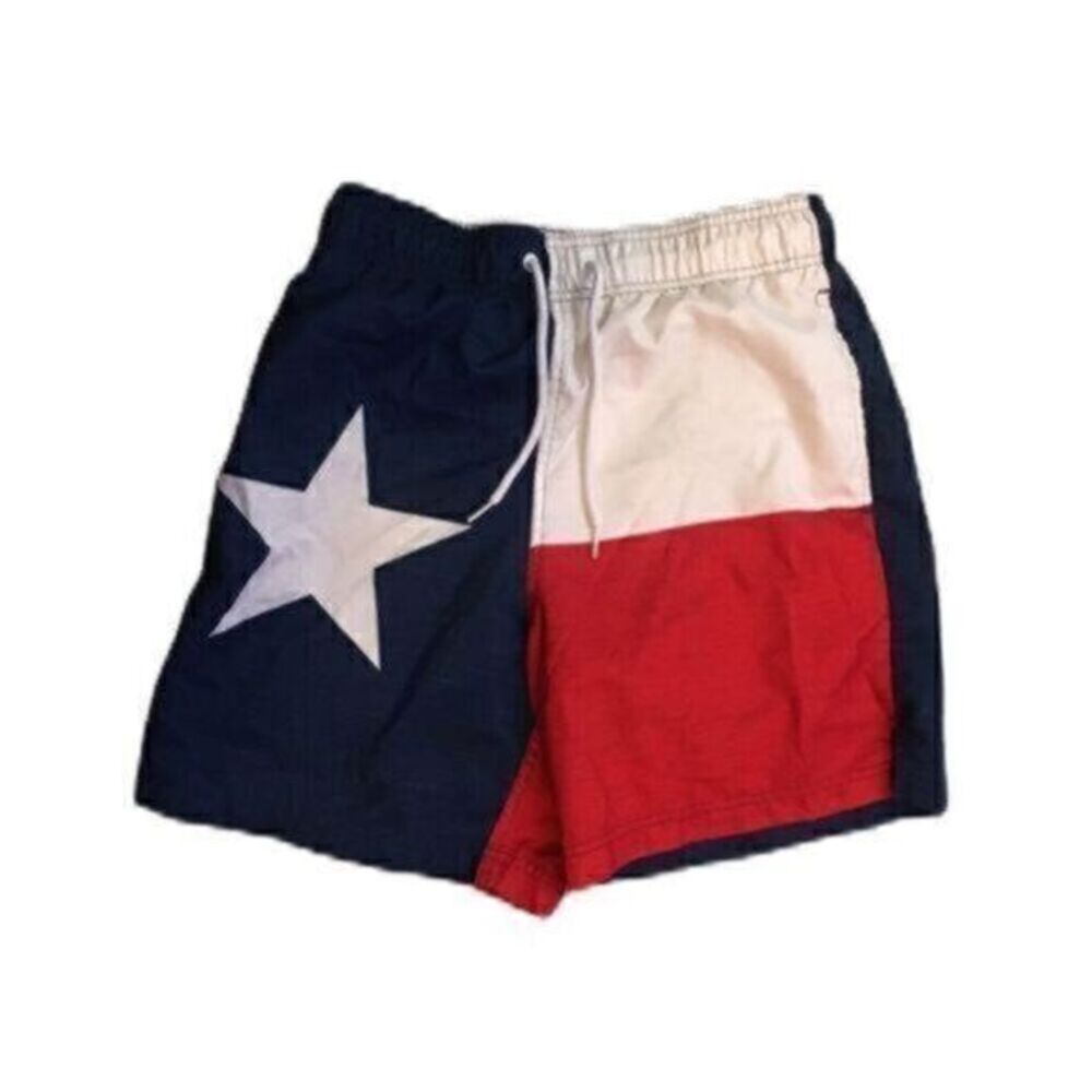 George | Boys Swim Trunks | Red White & Blue | Small | 28-30 | GUC